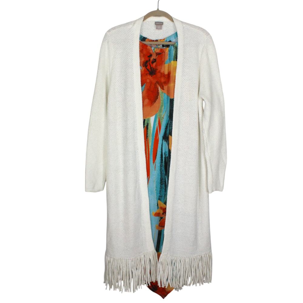 SUMMER Bundle BeachPant Kimono Wrap CoverUp TankDress Cardigan Large 4 items - Picture 3 of 16